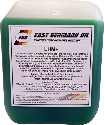Zentralhydrauliköl LHM+ (Kanister 5 Liter)