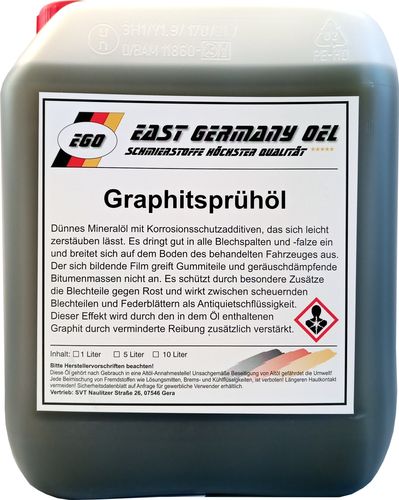Graphitsprühöl (Kanister 5 Liter)