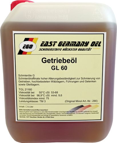 Getriebeöl GL 60 (Kanister 5 Liter)