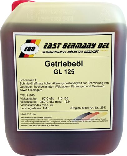 Getriebeöl GL 125 (Kanister 5 Liter)